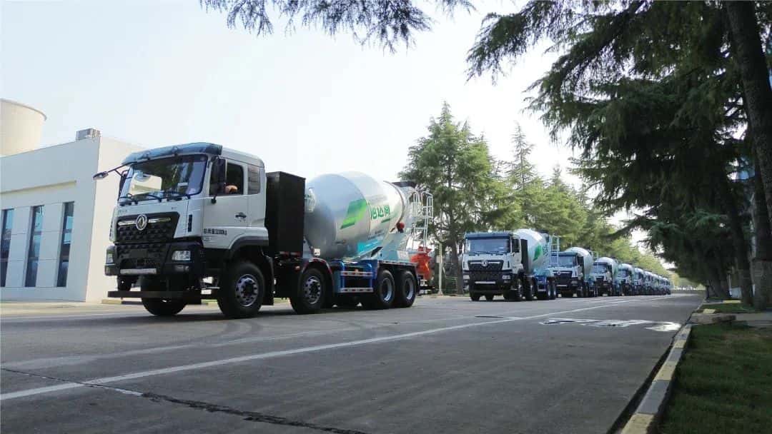馭風而行，中集車輛15臺新能源攪拌車駛入湖北，繪就荊楚生態長卷